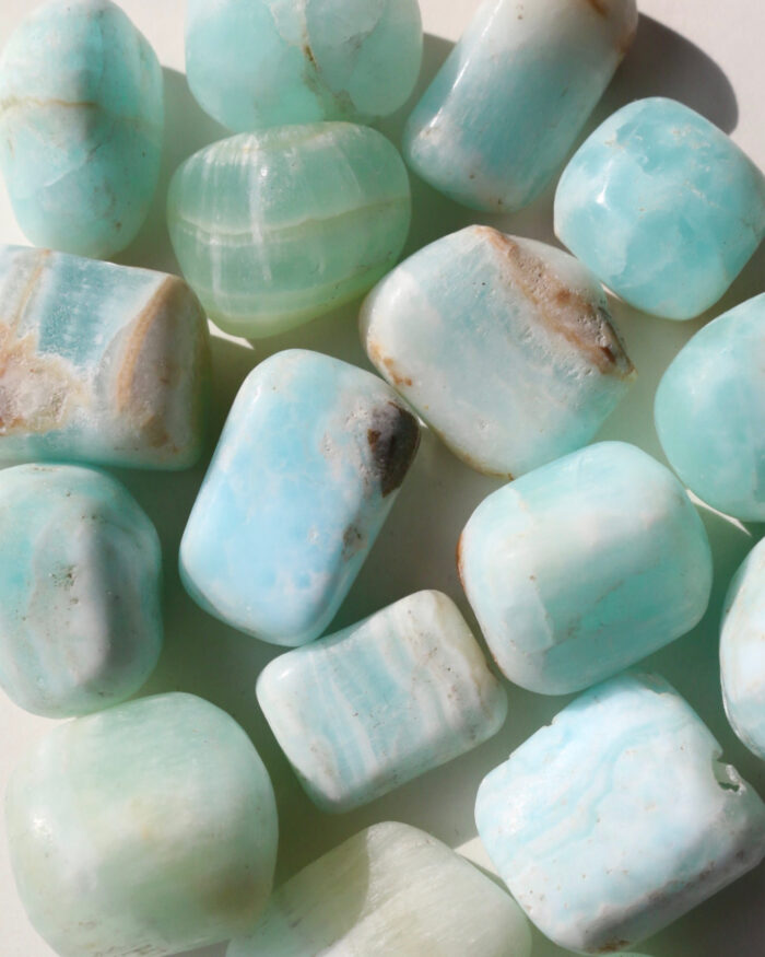 Caribbean Calcite tumble stone