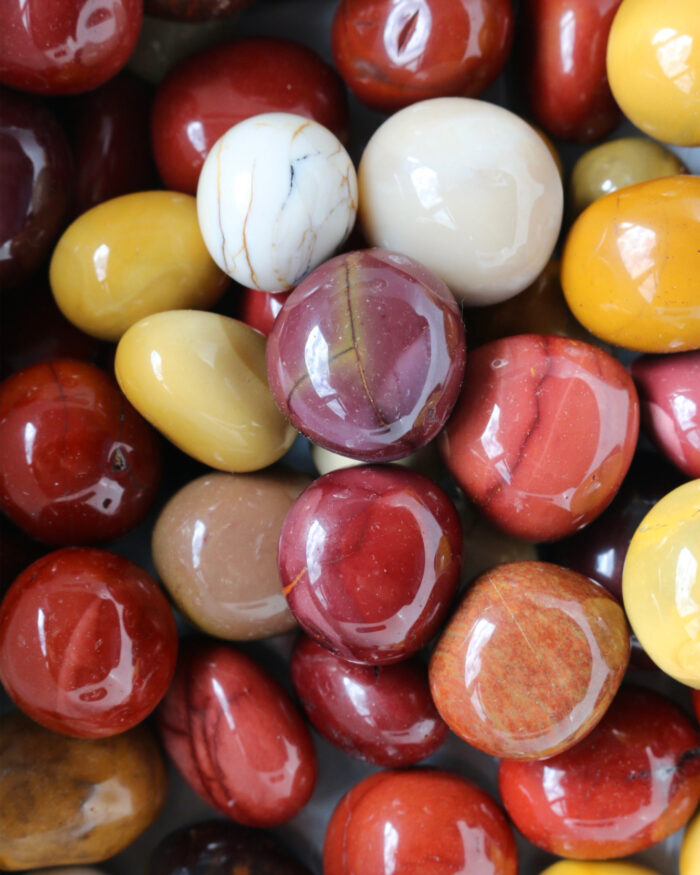 Mookaite Jasper tumble stone