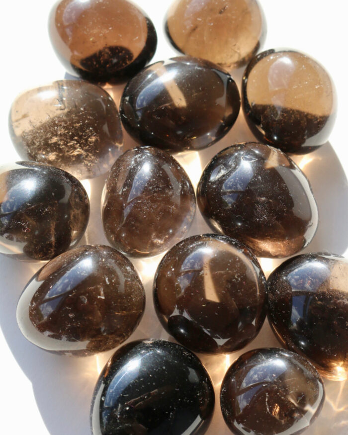 Smokey Quartz tumble stone