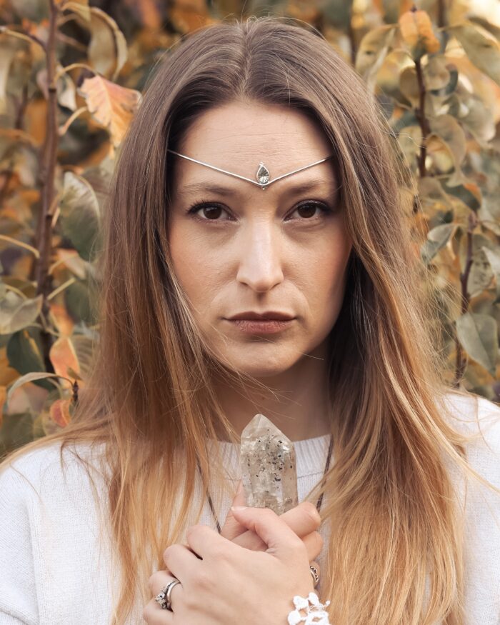 Prasiolite crown