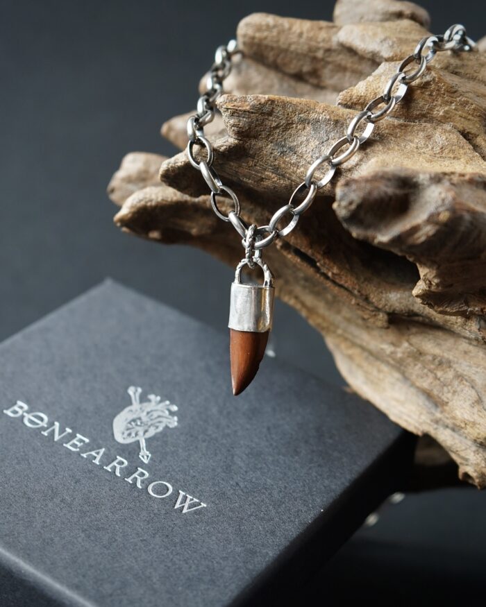 CARPÉ X BONEARROW UNISEX RAPTOR TOOTH & 925 STERLING SILVER PENDANT - 2