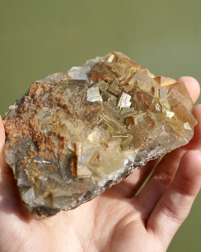iridescent fluorite