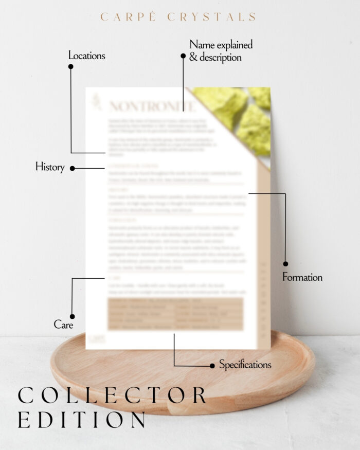 Nontronite Property Card