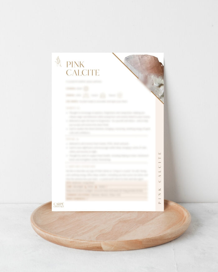 Pink Calcite Property Card