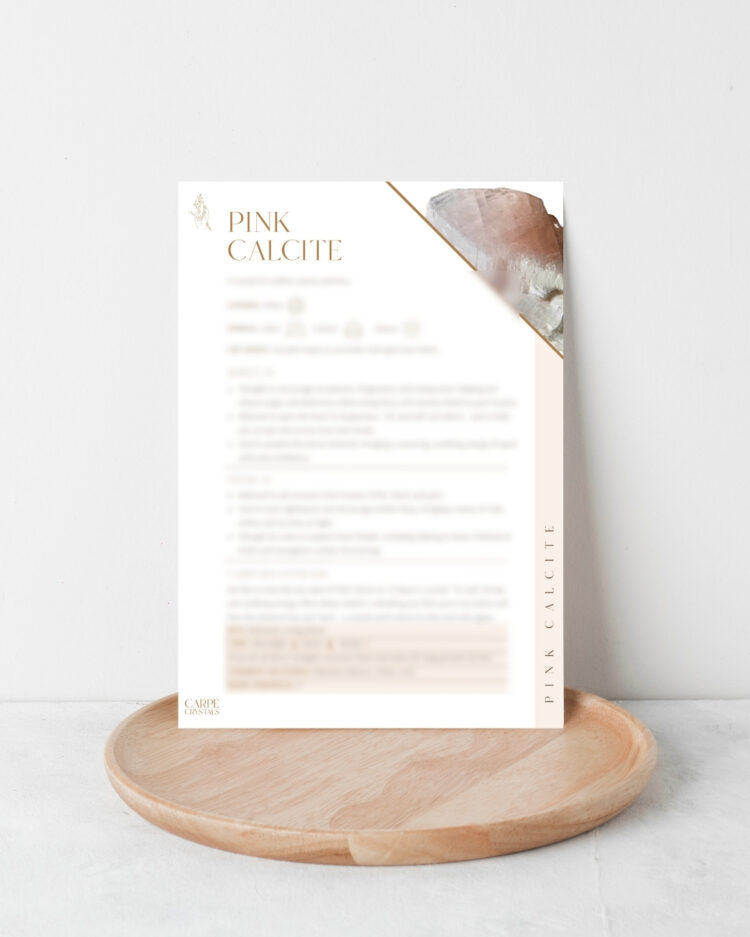 Pink Calcite Property Card