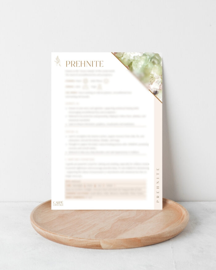 Prehnite Property Card
