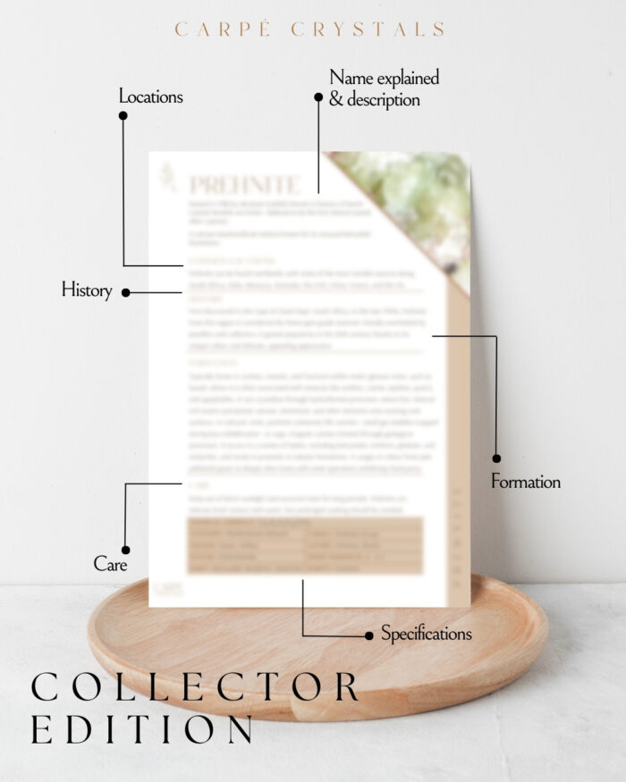 Prehnite Property Card