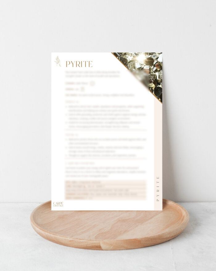 Pyrite Property Card