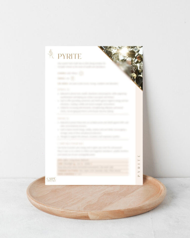 Pyrite Property Card