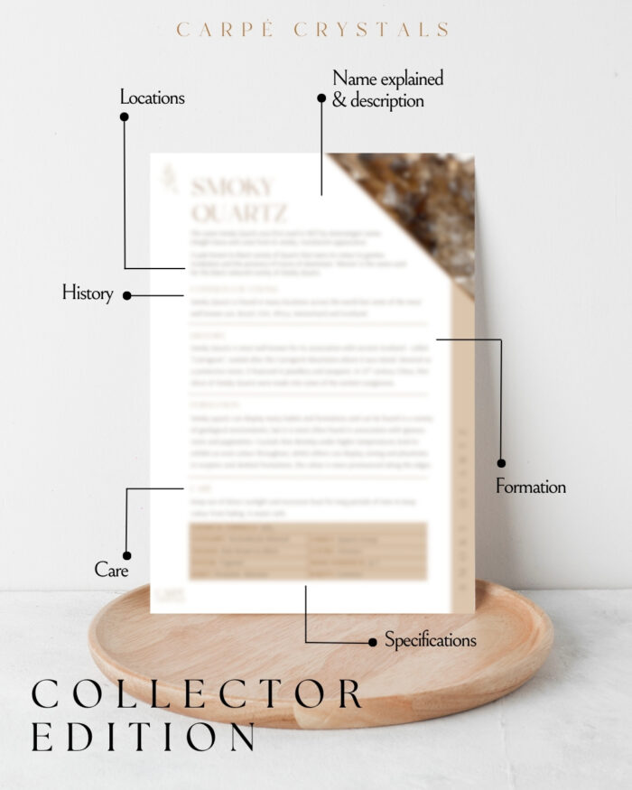 smoky quartz property card