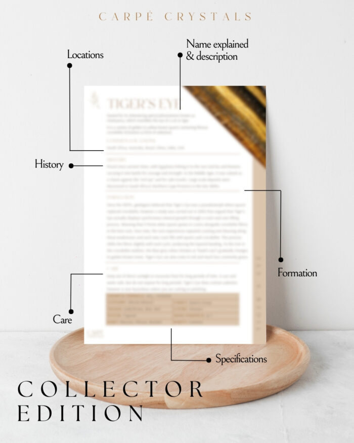 Tiger's Eye Property Card