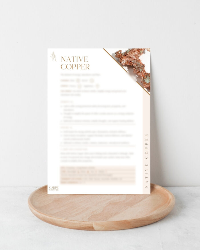 native copper property card