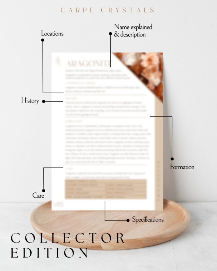 Aragonite property card