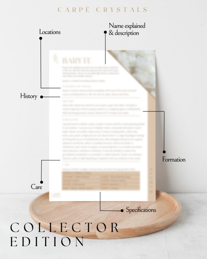 Baryte Property Card