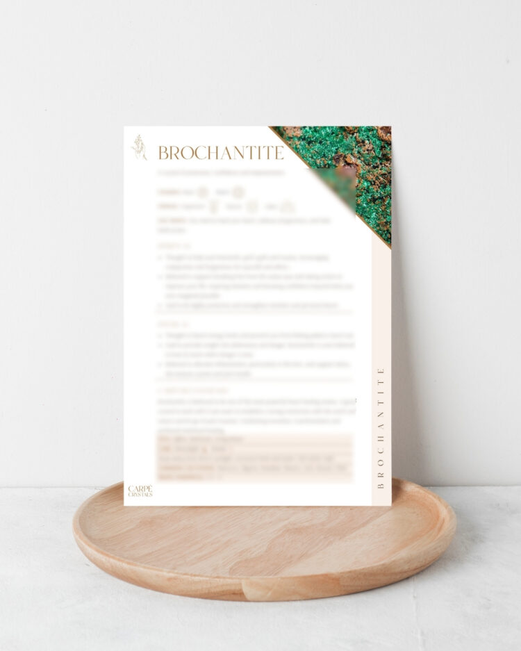 Brochantite Property Card