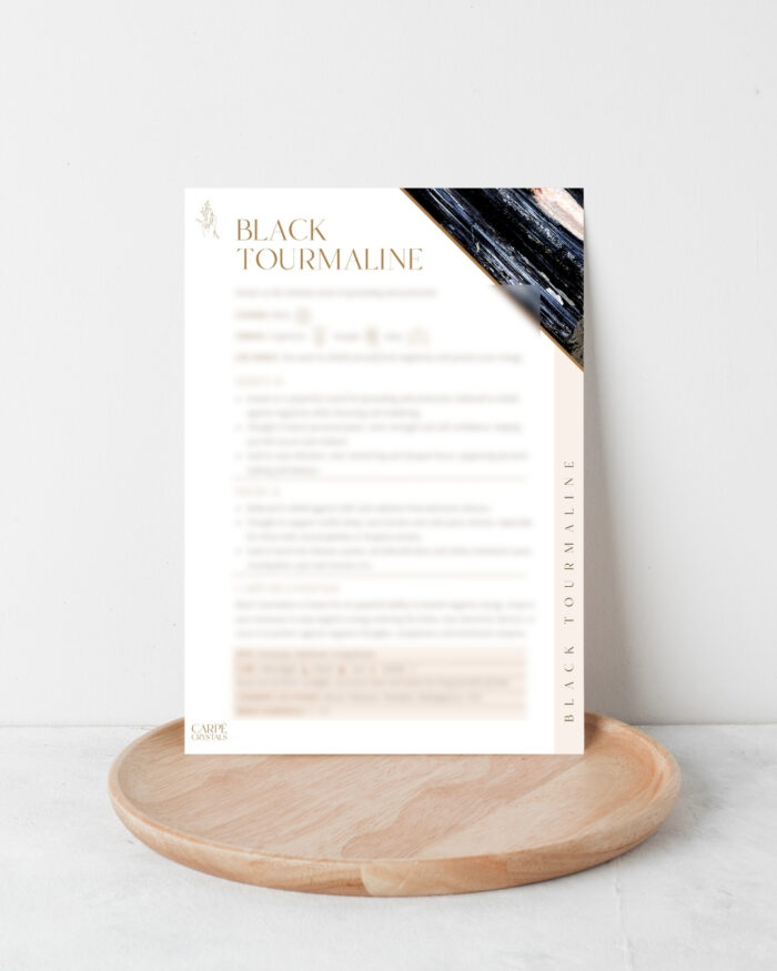 Black Tourmaline Property Card