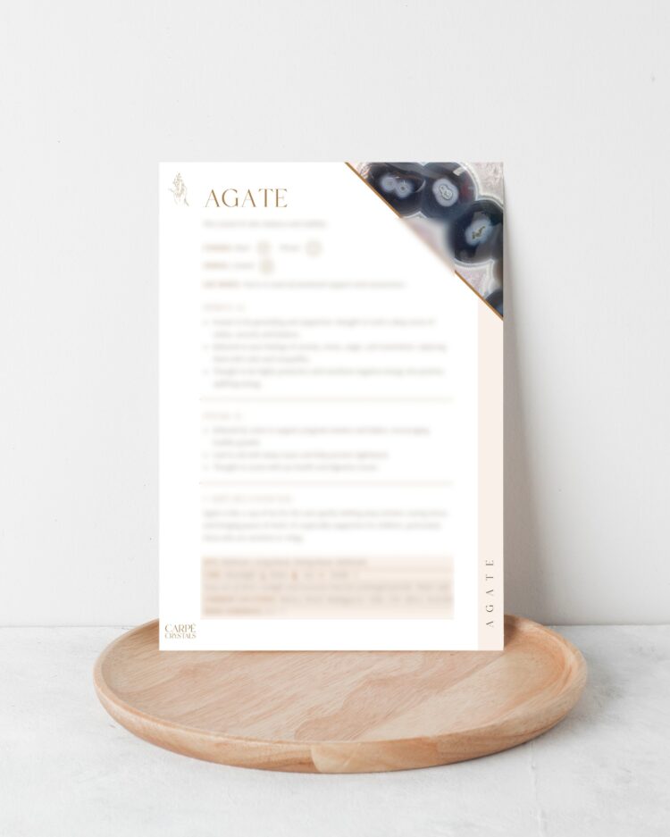 Agate property card