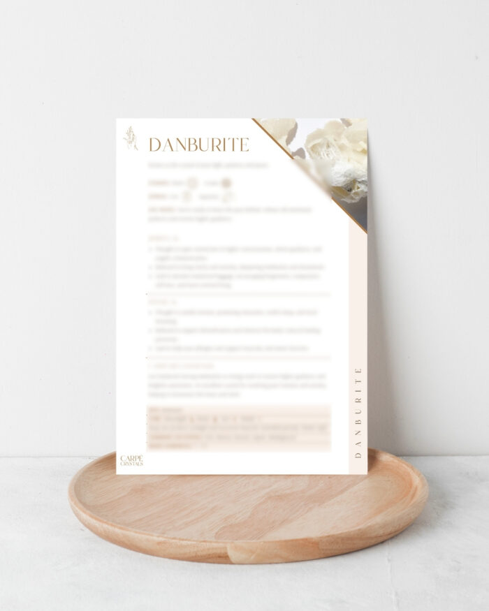 Danburite Property Card