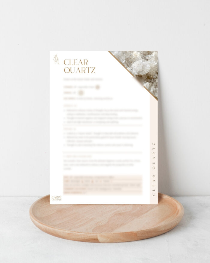 Clear Quartz Property Card