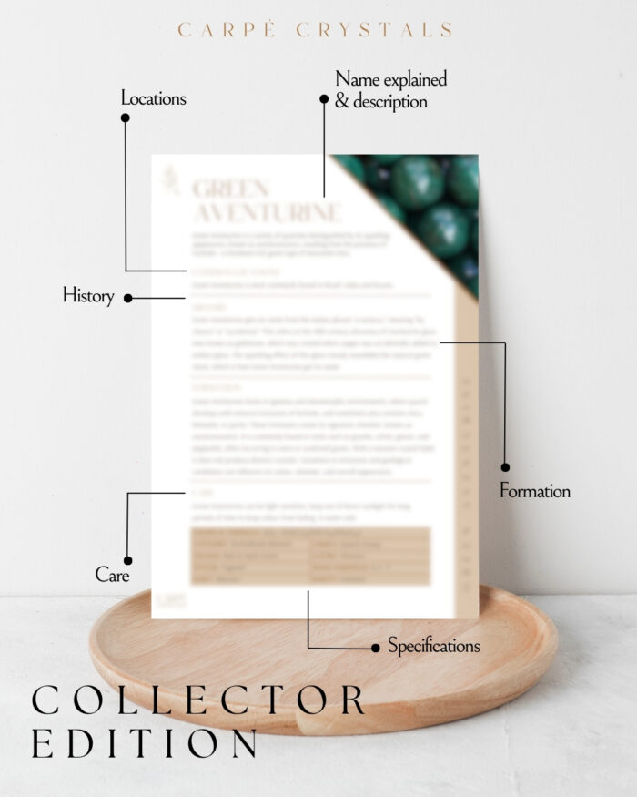 Green Aventurine Property Card