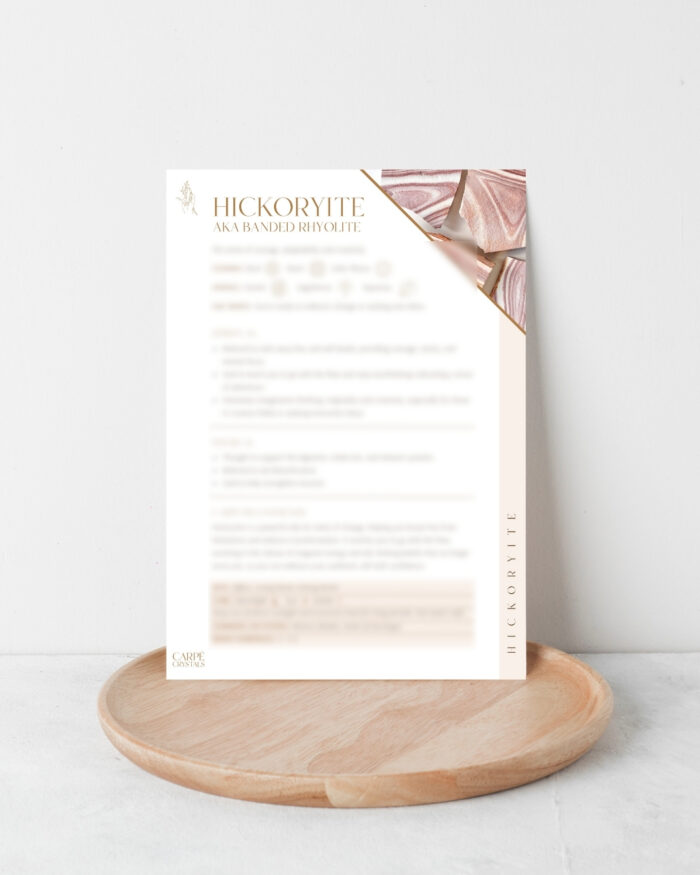 Hickoryite Property Card