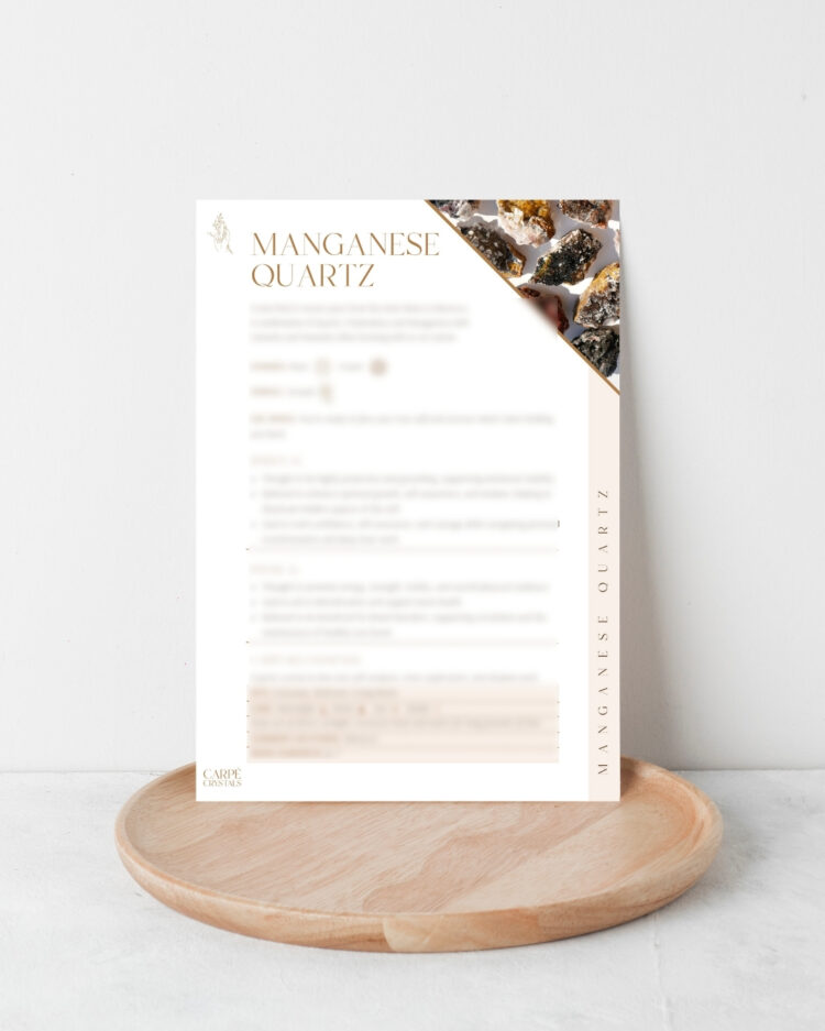 Manganese Quartz Property Card