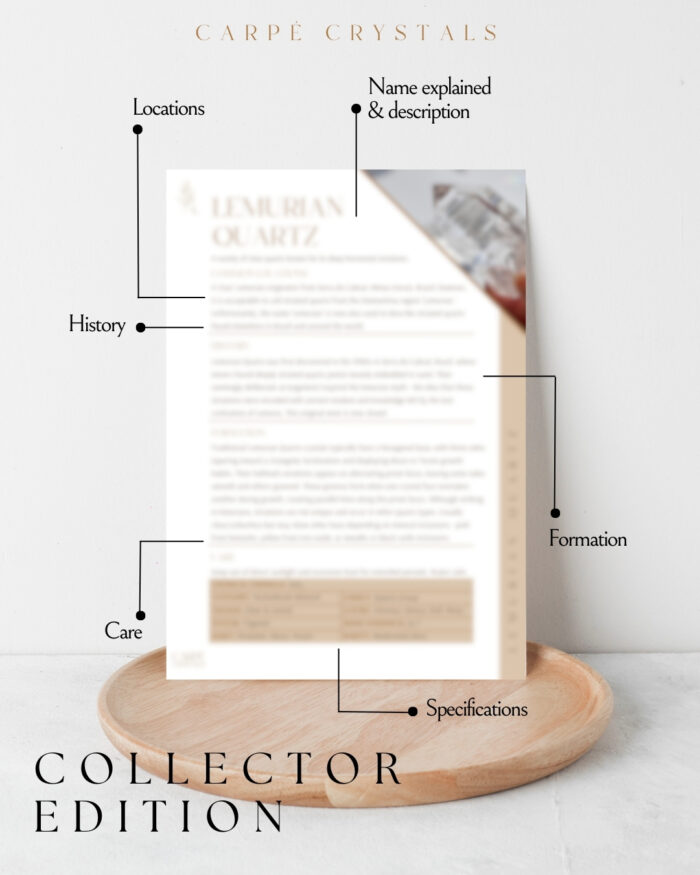 Lemurian Quartz Property Card