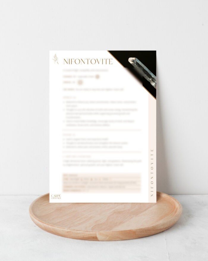 Nifontovite Property Card