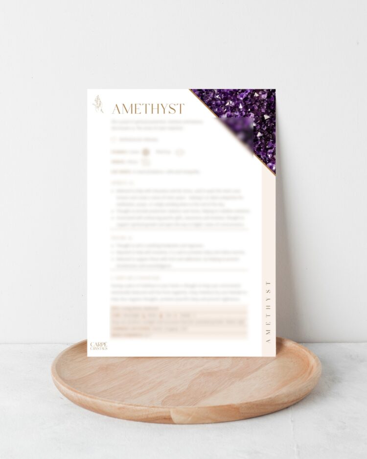 amethyst property card