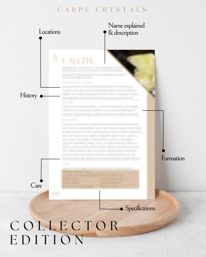 Calcite property card