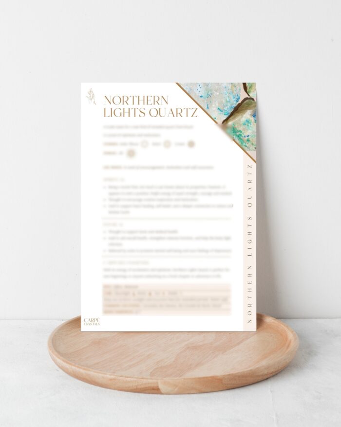 northern lights quartz property card