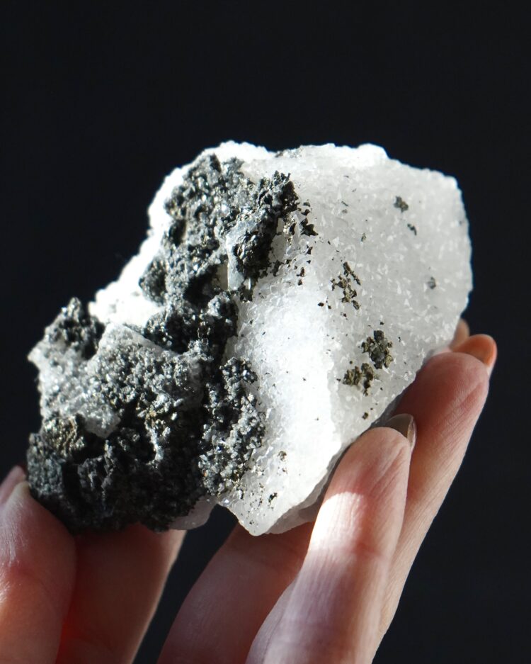 Purple Fluorite with Quartz and Pyrite - El Hammam