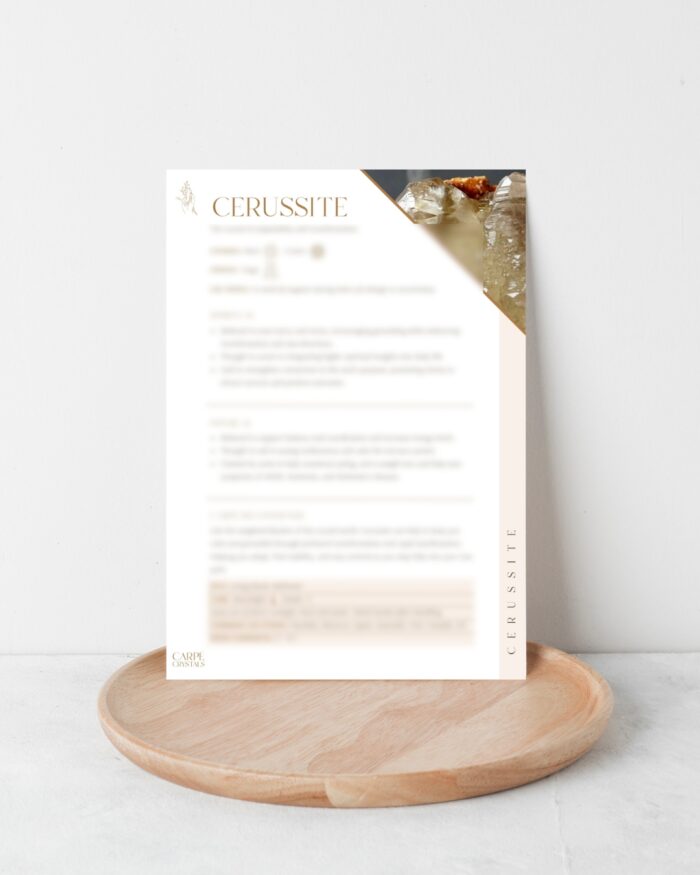 Cerussite properties