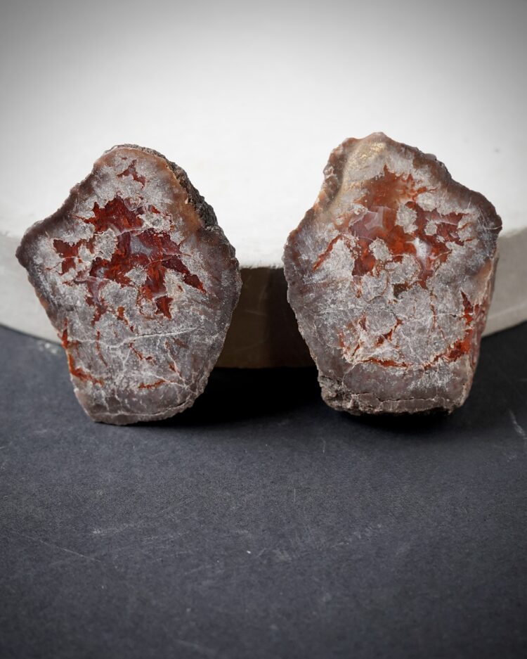 Agate after Baryte Pseudomorph Geode