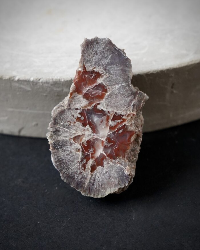 Agate after Baryte Pseudomorph Geode