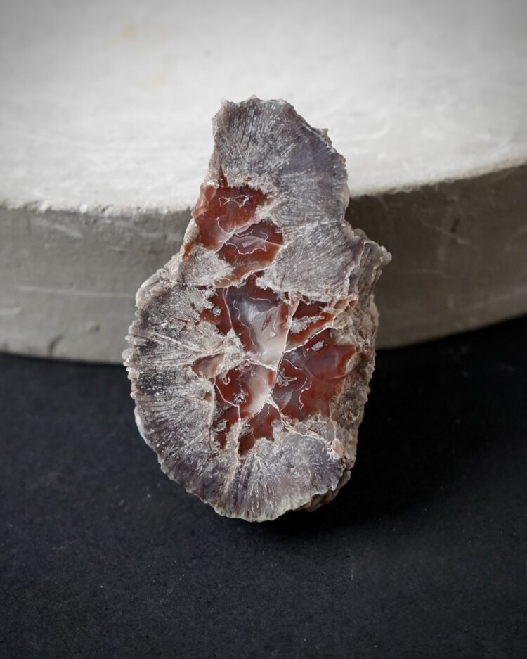 Agate after Baryte Pseudomorph Geode