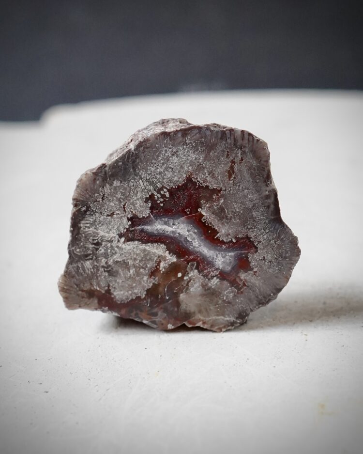 Agate after Baryte Pseudomorph Geode