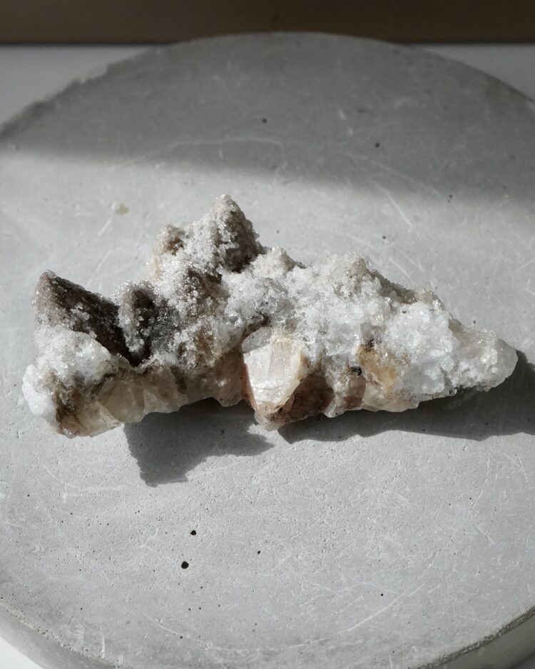 Calcite with Fluorite & Selenite