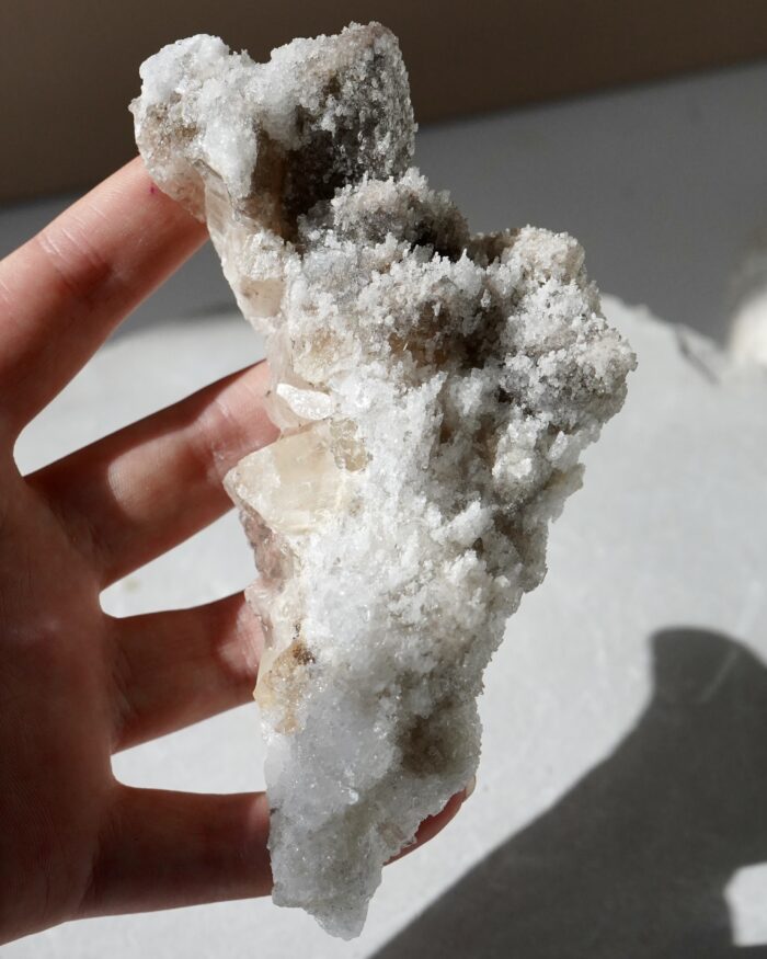 Calcite with Fluorite & Selenite