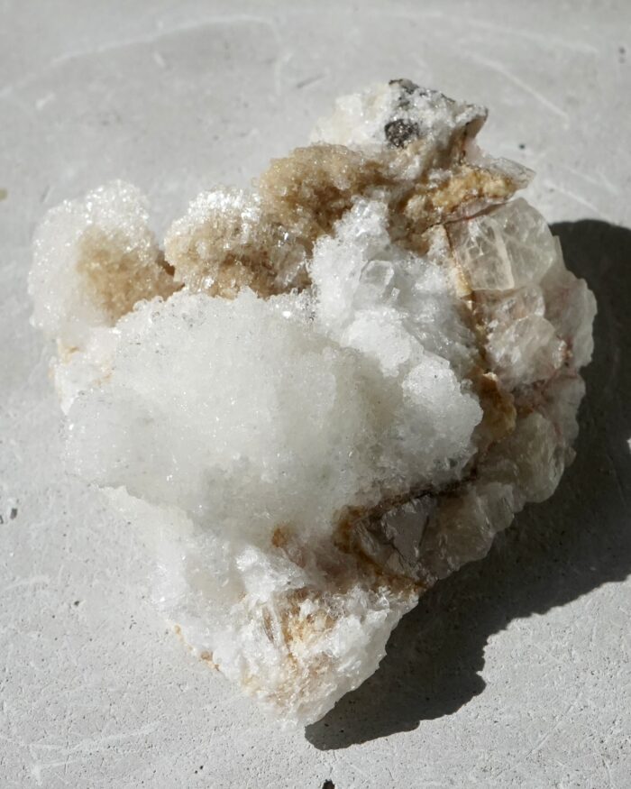Calcite with Fluorite & Selenite