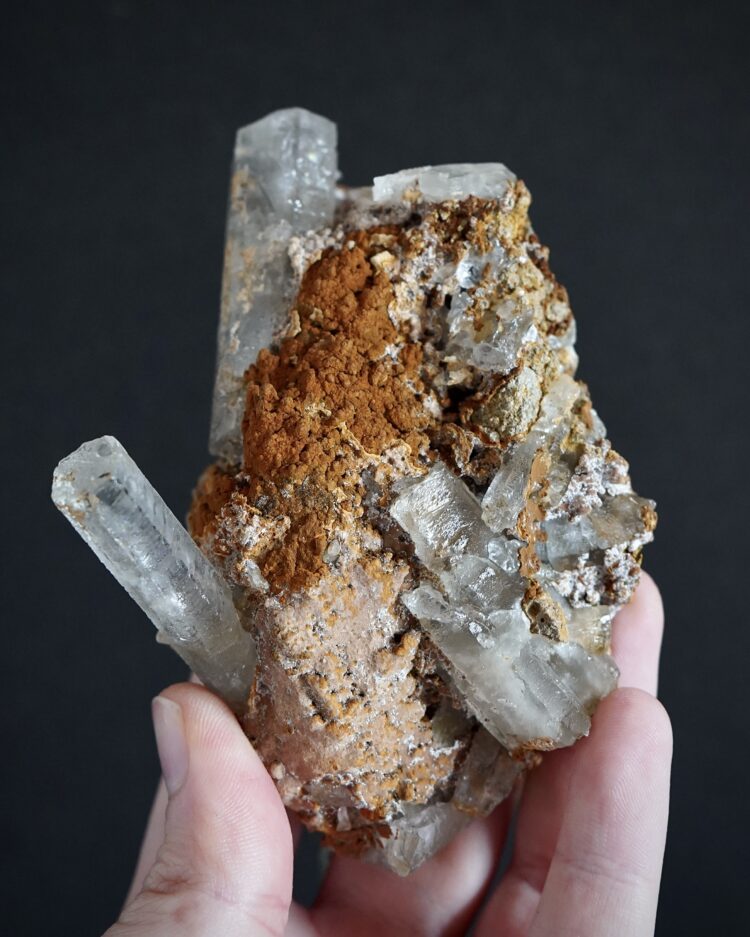 Aragonite - Mamsa, Sidi Ayad, Boulemane, Morocco