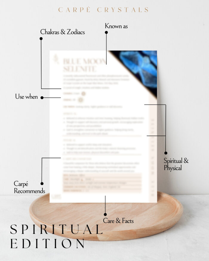 Blue Moon Selenite Spiritual Properties