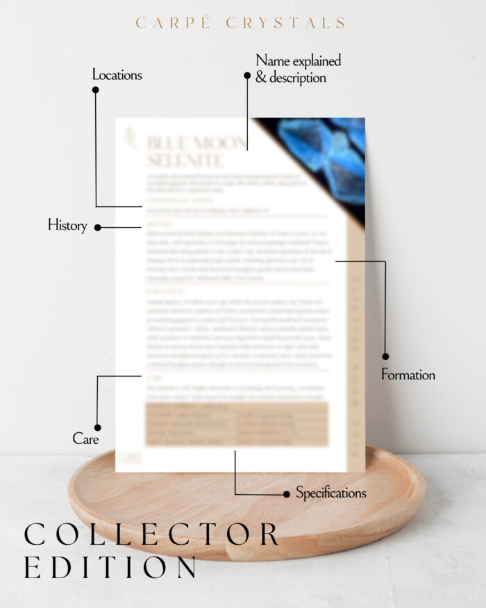 Blue Moon Selenite Properties