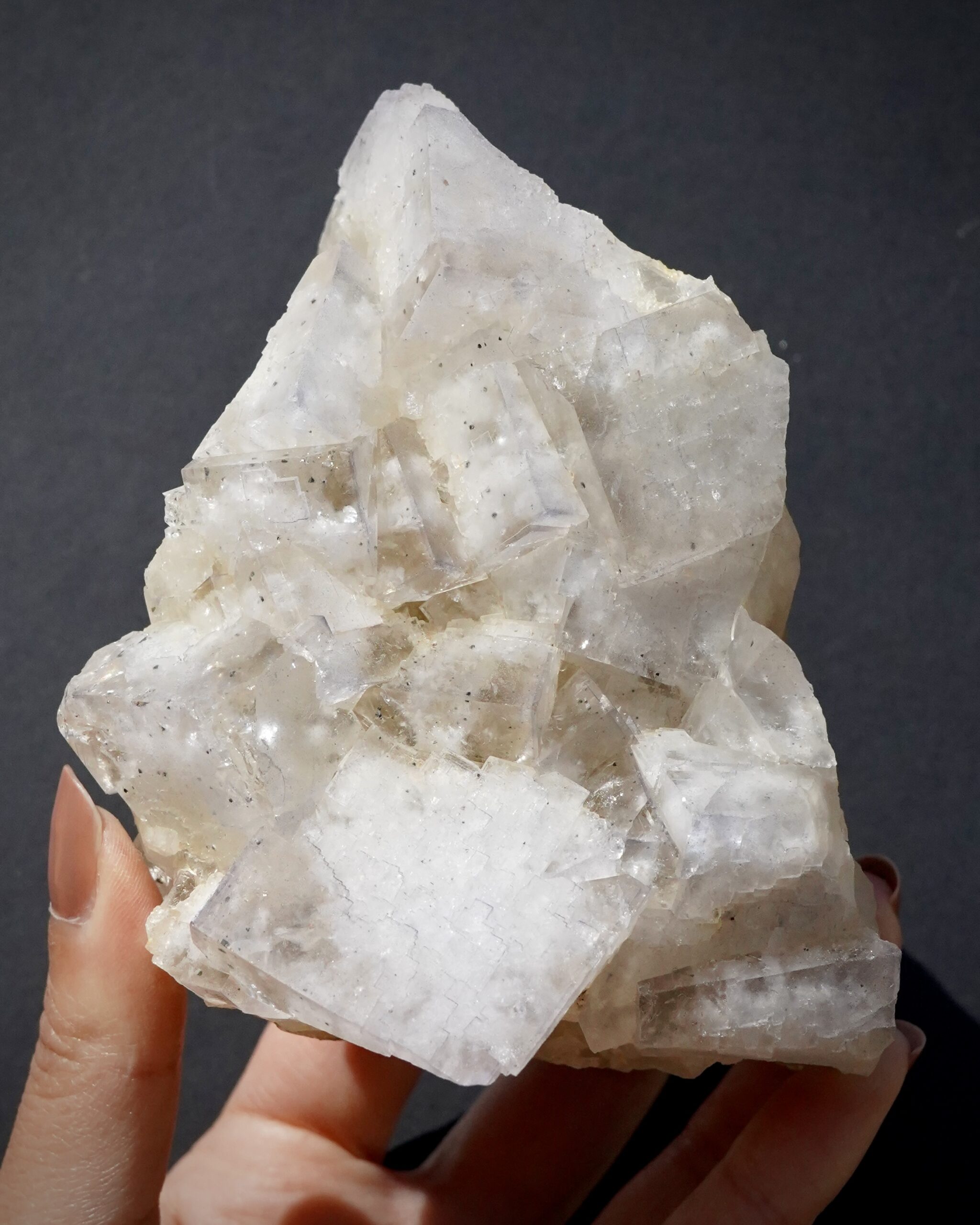 Large Fluorite with Chalcopyrite – Gillheads Mine, North Yorkshire, England