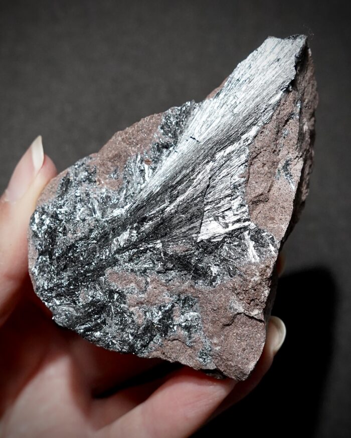 Pyrolusite - Imini Mine, Morocco