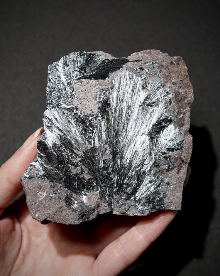 Pyrolusite - Imini Mine, Morocco