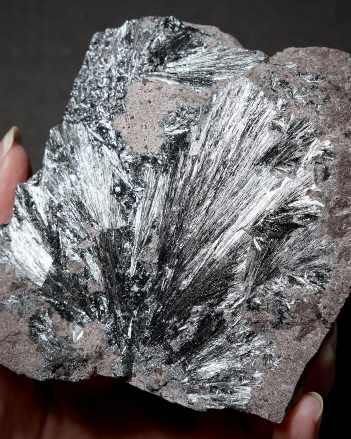 Pyrolusite - Imini Mine, Morocco