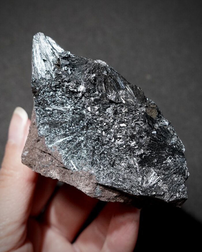 Pyrolusite - Imini Mine, Morocco