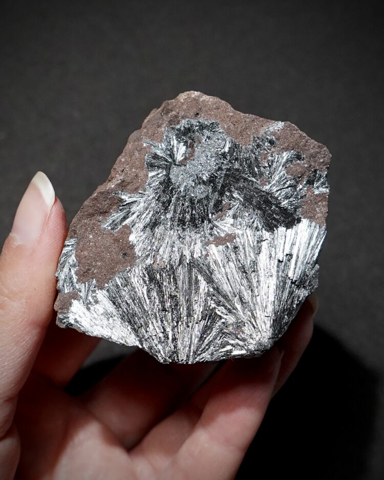 Pyrolusite - Imini Mine, Morocco