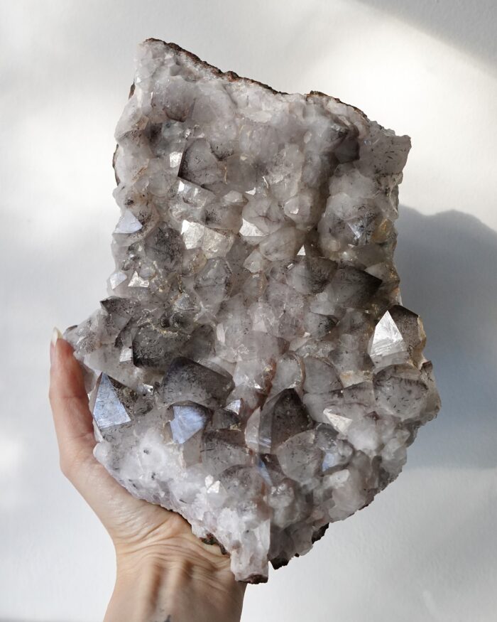 Large Goethite included Lilac Amethyst